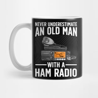 Ham Radio Art For Grandpa Men Amateur Radio Ham Operator Mug
